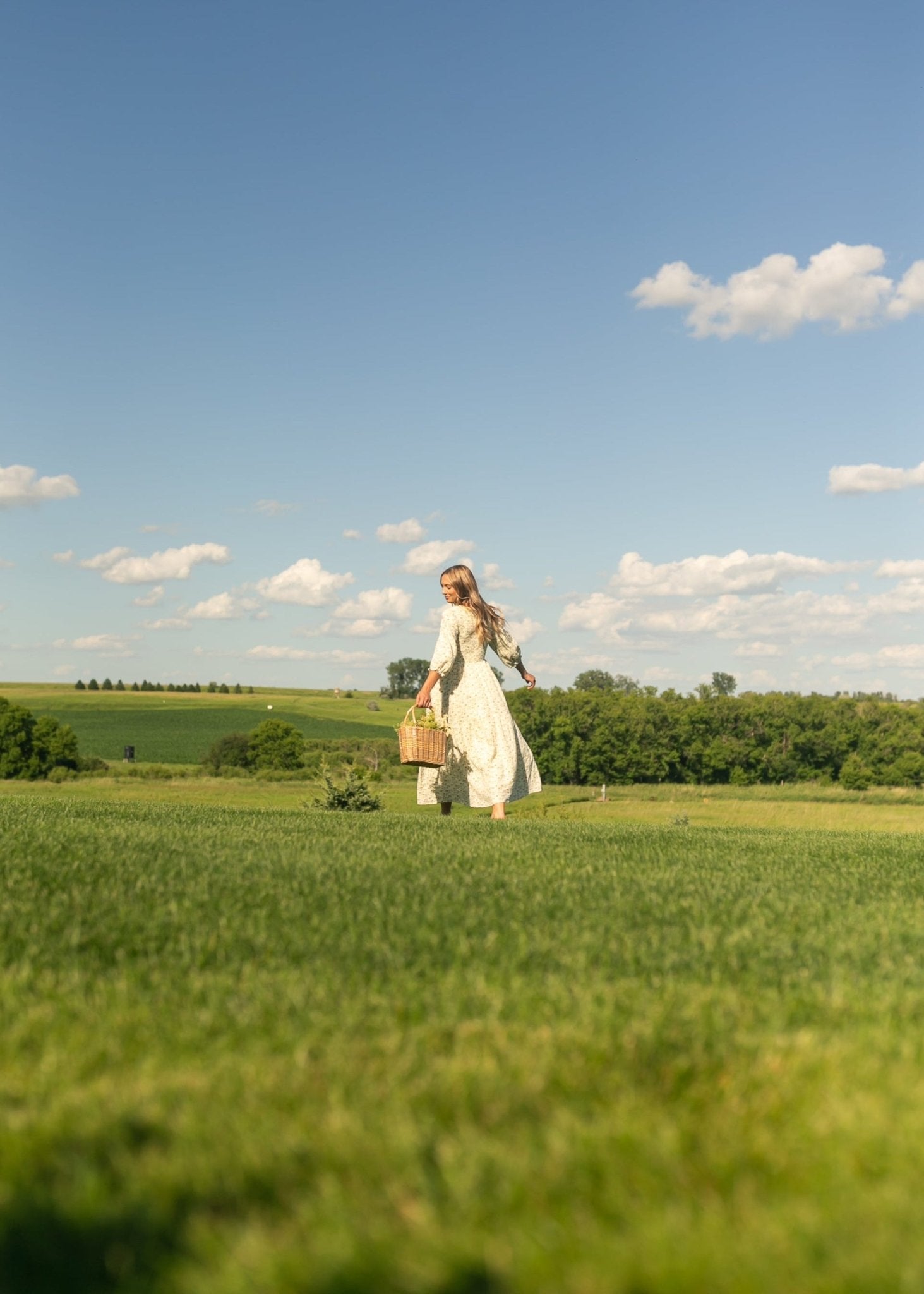 Flora Smocked Midi Dress - IC Dresses - Duviboutique