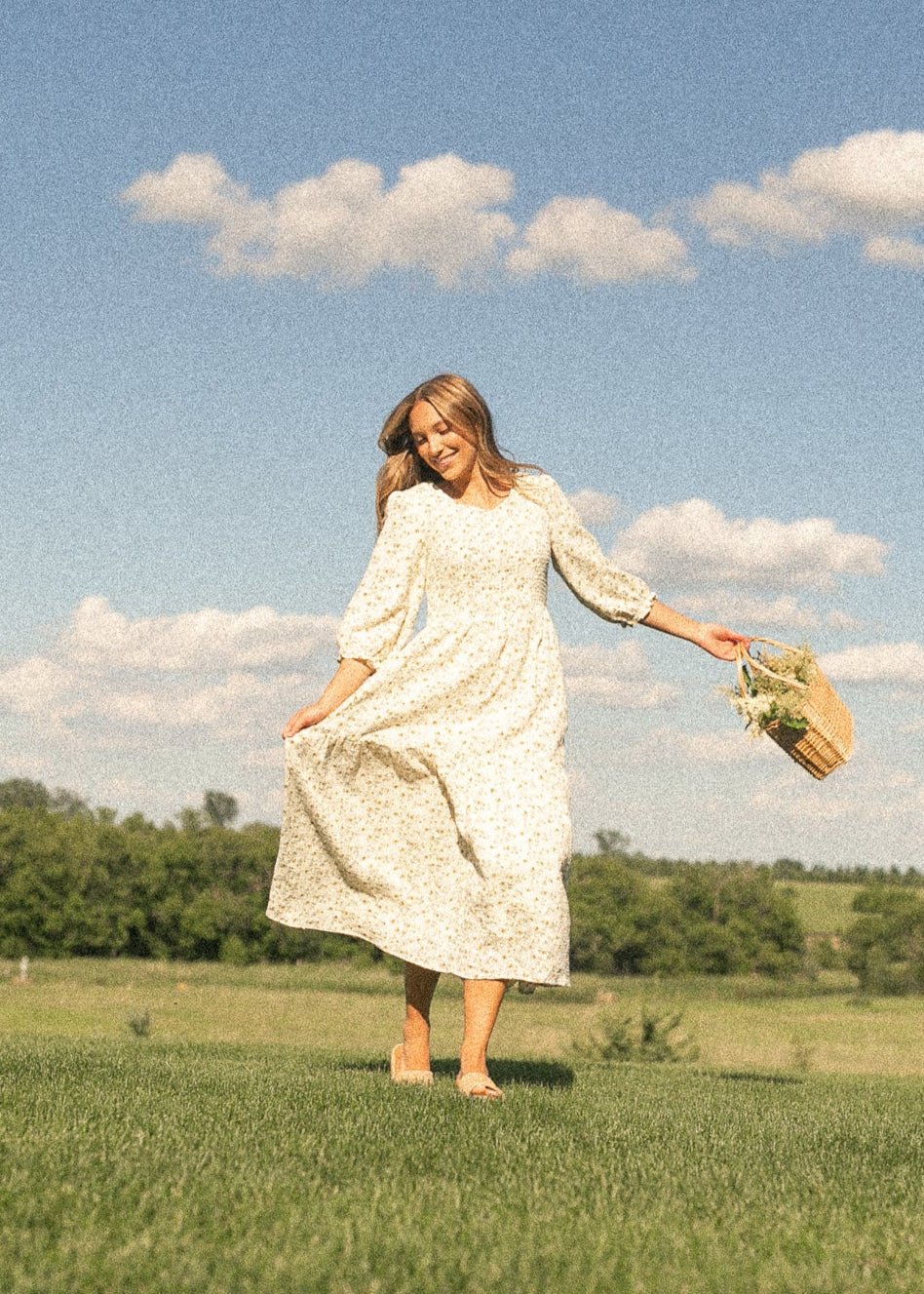 Flora Smocked Midi Dress - IC Dresses - Duviboutique