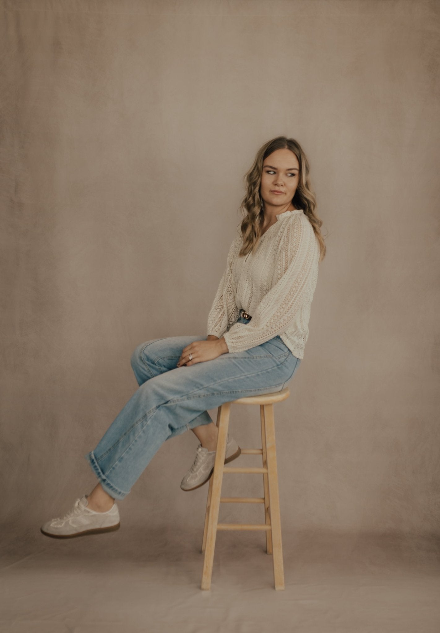 LOOSE STITCH WIDE LEG JEANS - JEANS - Duviboutique