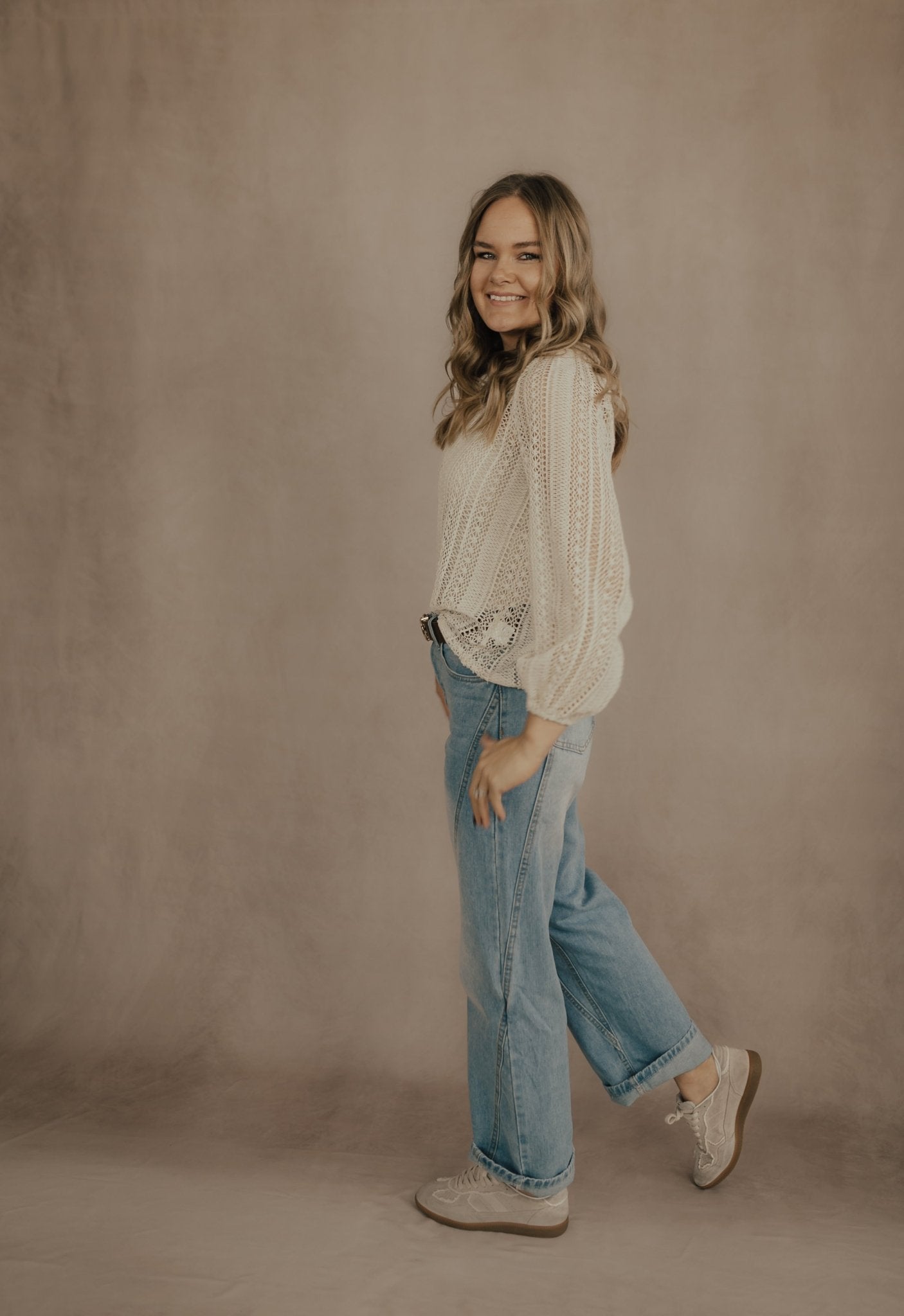 LOOSE STITCH WIDE LEG JEANS - JEANS - Duviboutique