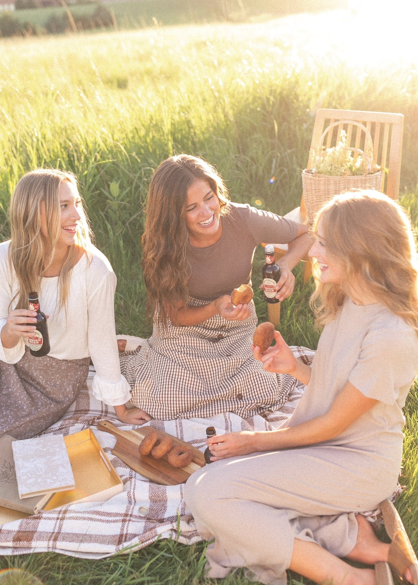 McKenna Gingham Maxi Skirt - IC Skirts - Duviboutique