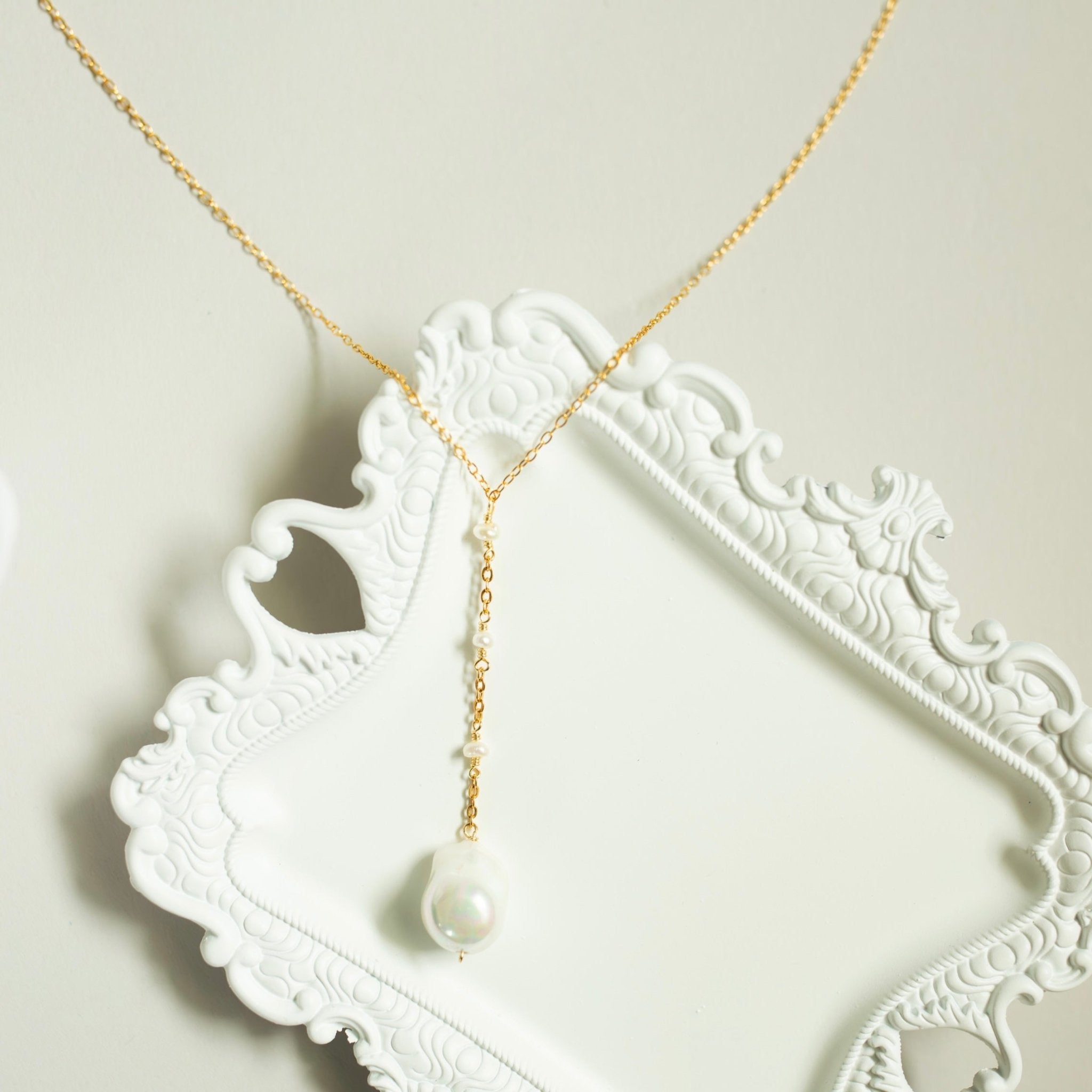 Pearl Gossamer Necklaces - Necklaces - Duviboutique