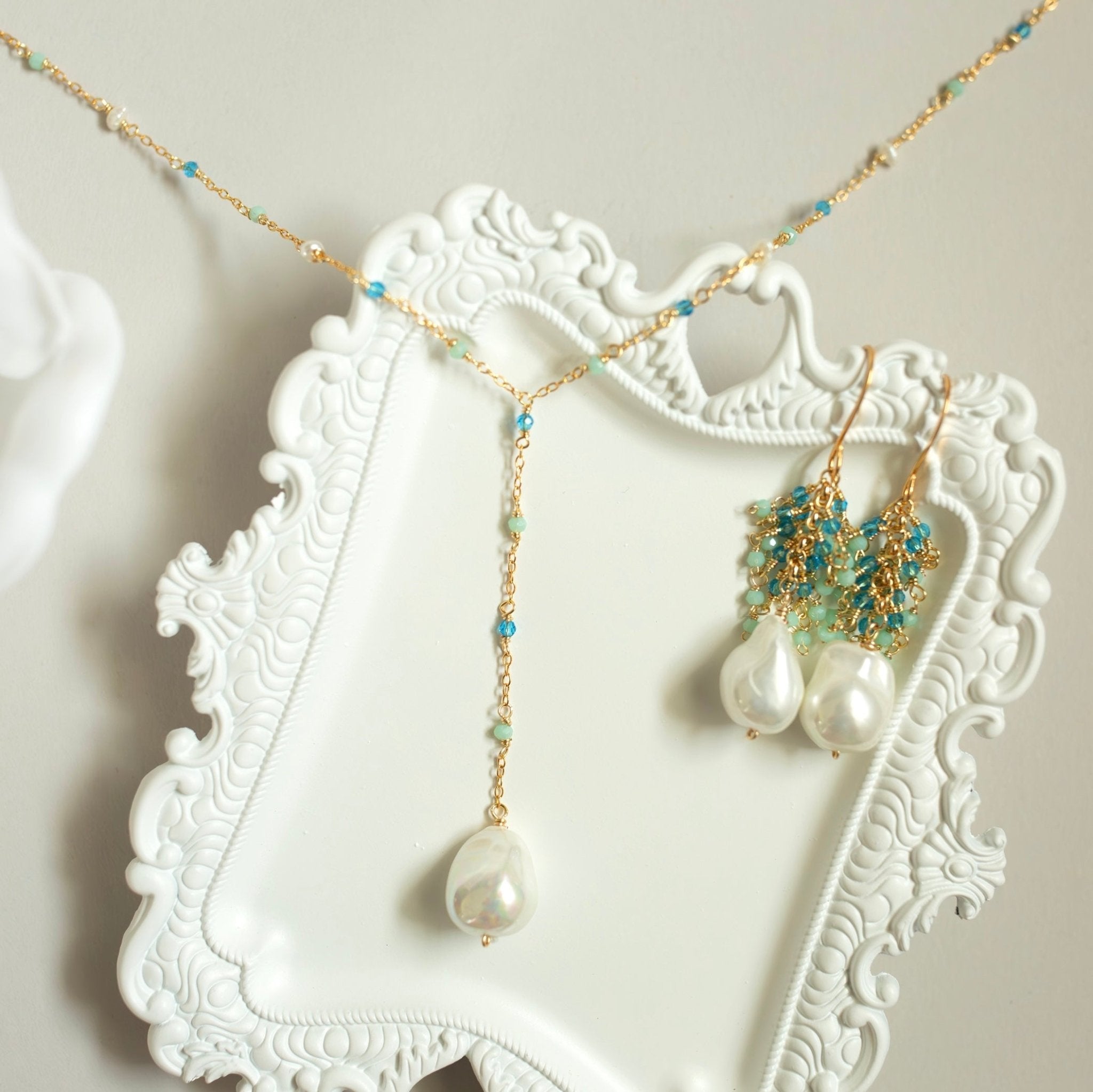 Pearl Gossamer Necklaces - Necklaces - Duviboutique