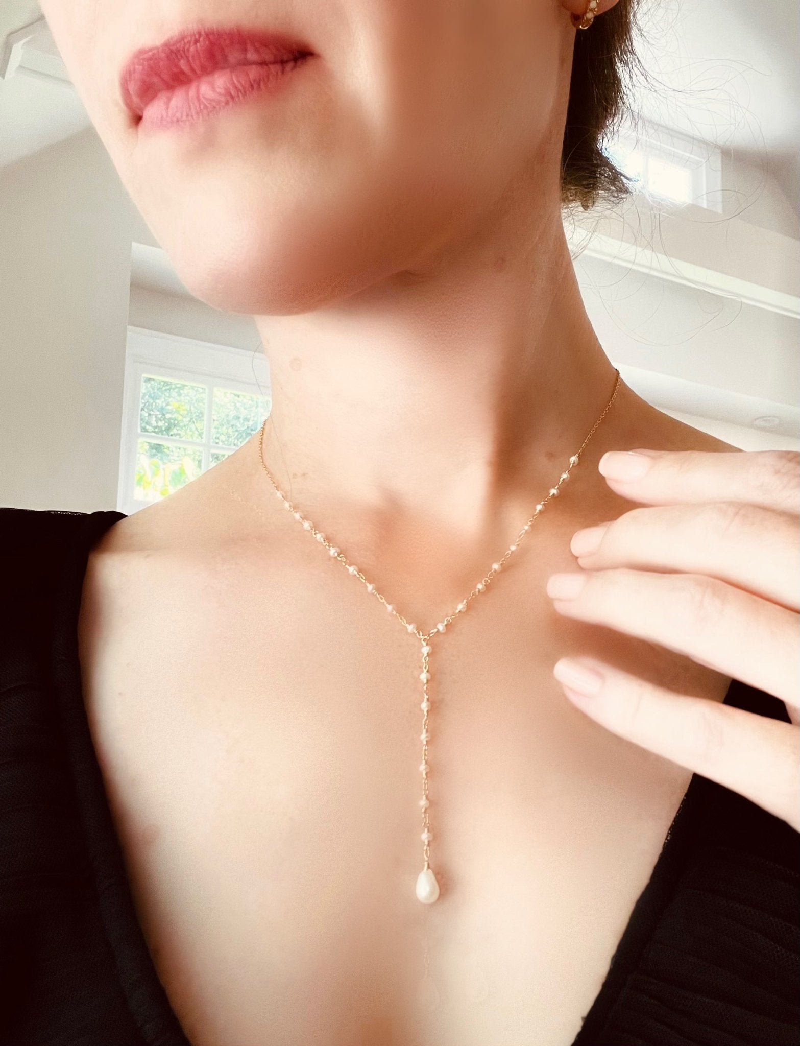 Pearl Kensington Necklace - Necklaces - Duviboutique