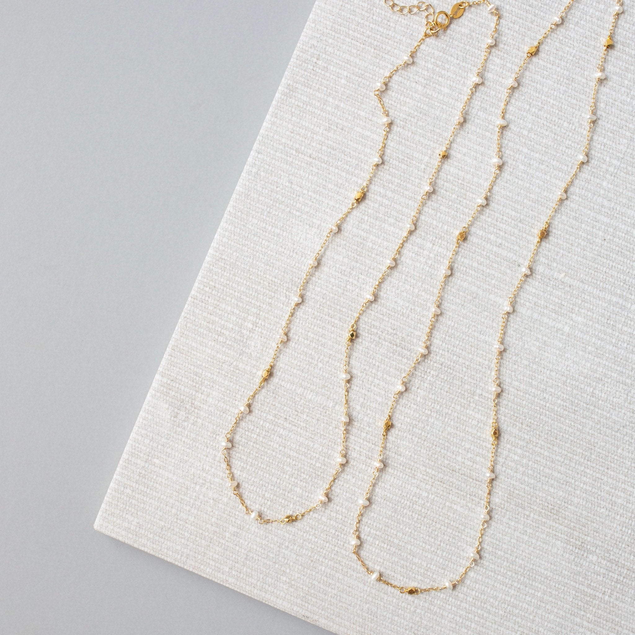 Pearl Martini Chains - Necklaces - Duviboutique