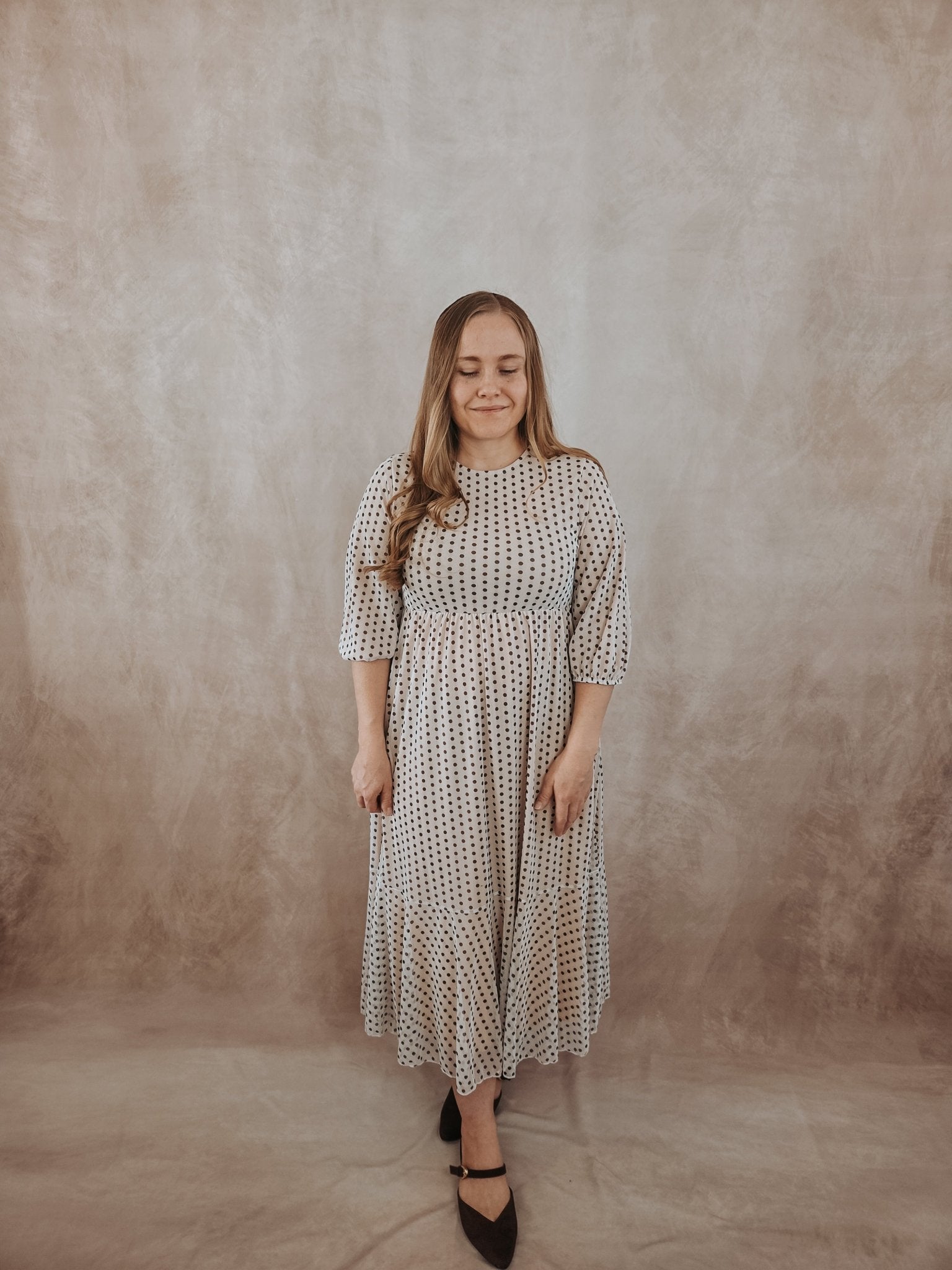 POLKA DOT MIDI DRESS - Dresses - Duviboutique