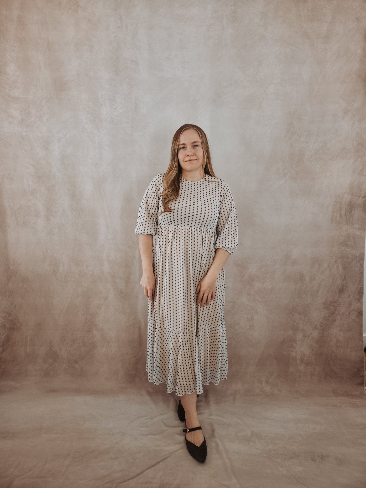 POLKA DOT MIDI DRESS - Dresses - Duviboutique