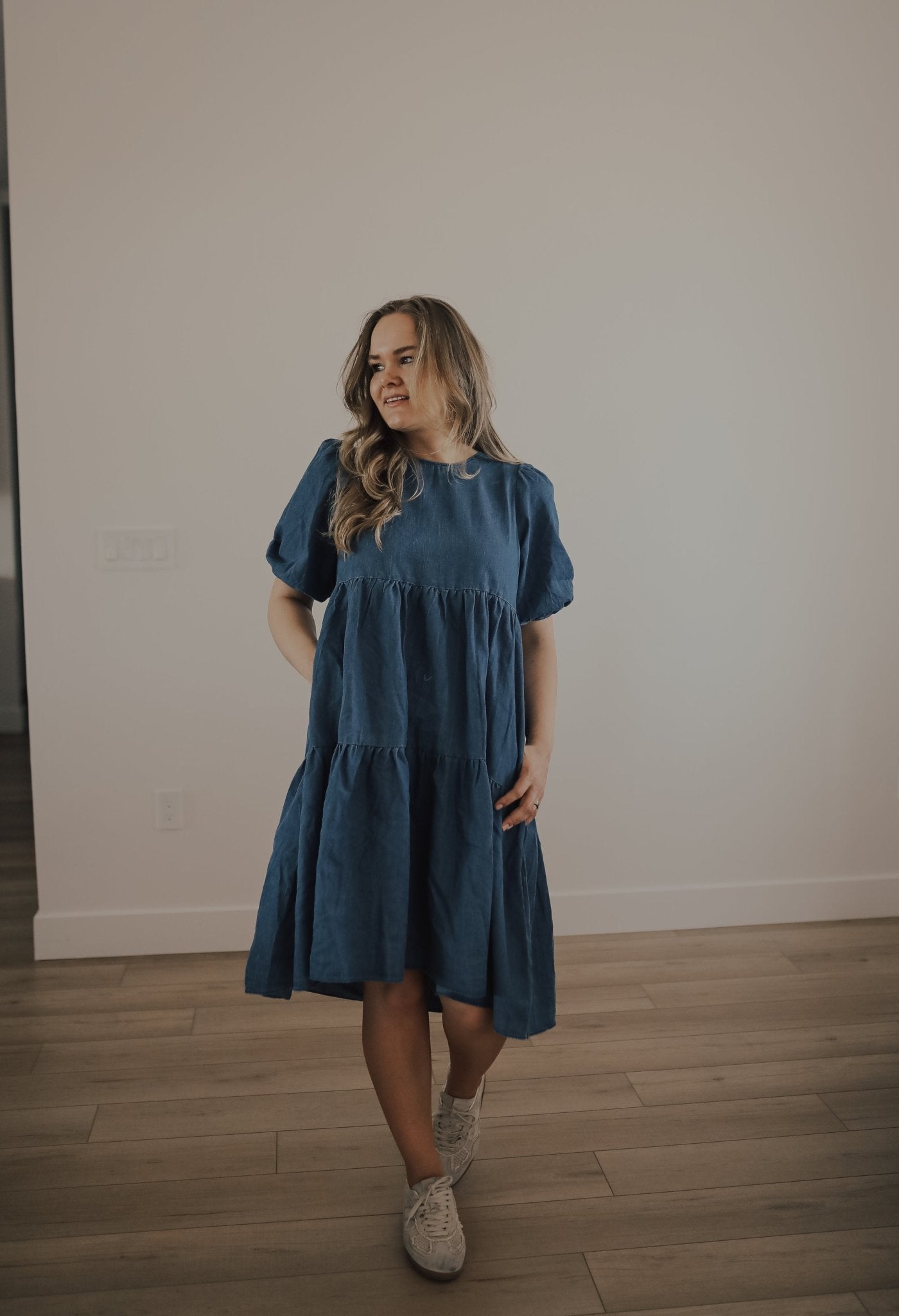 Vintage denim dress - Duviboutique