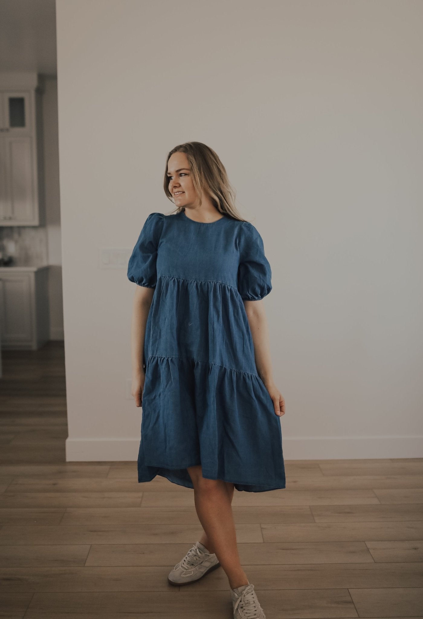 Vintage denim dress - Duviboutique