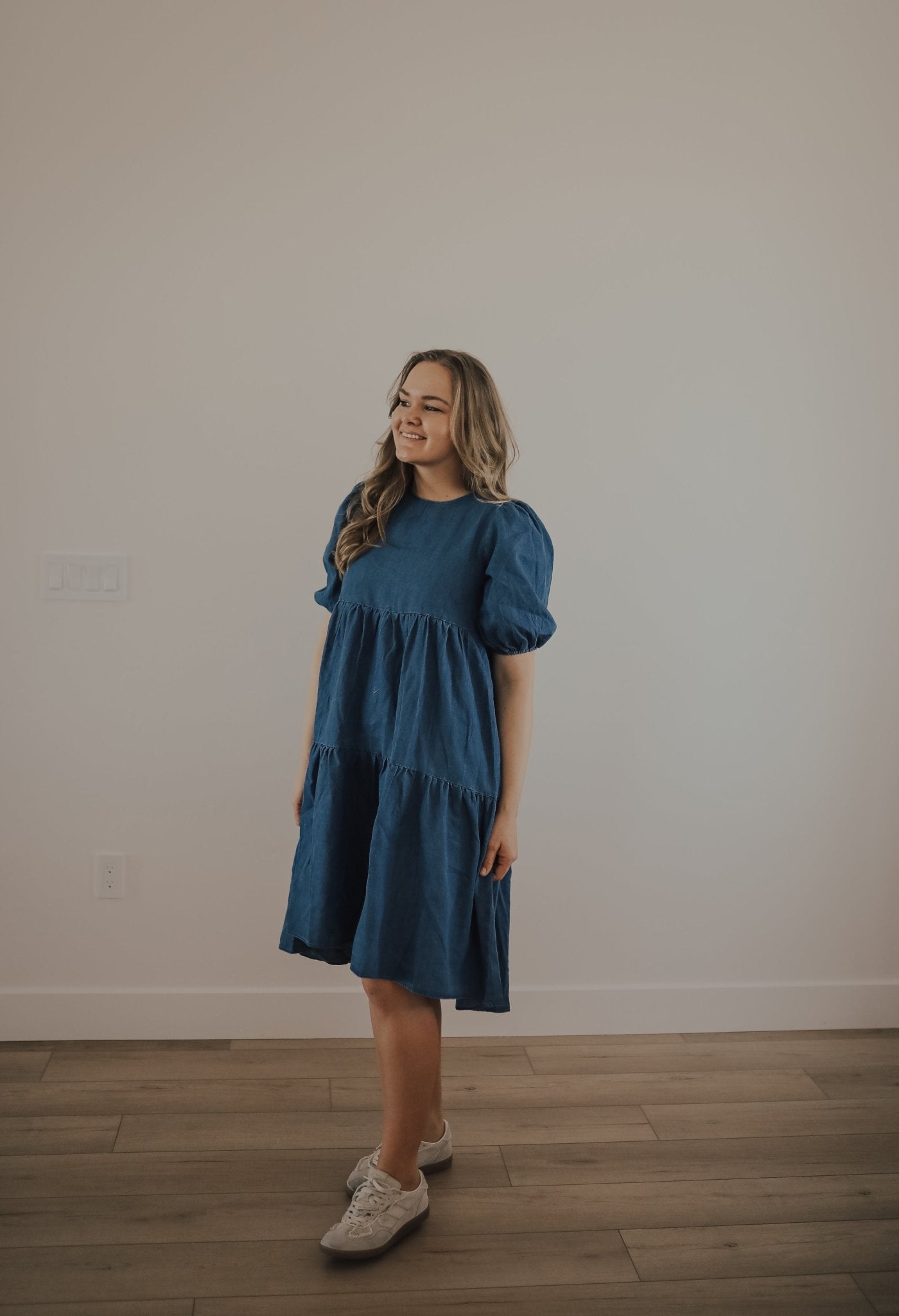 Vintage denim dress - Duviboutique