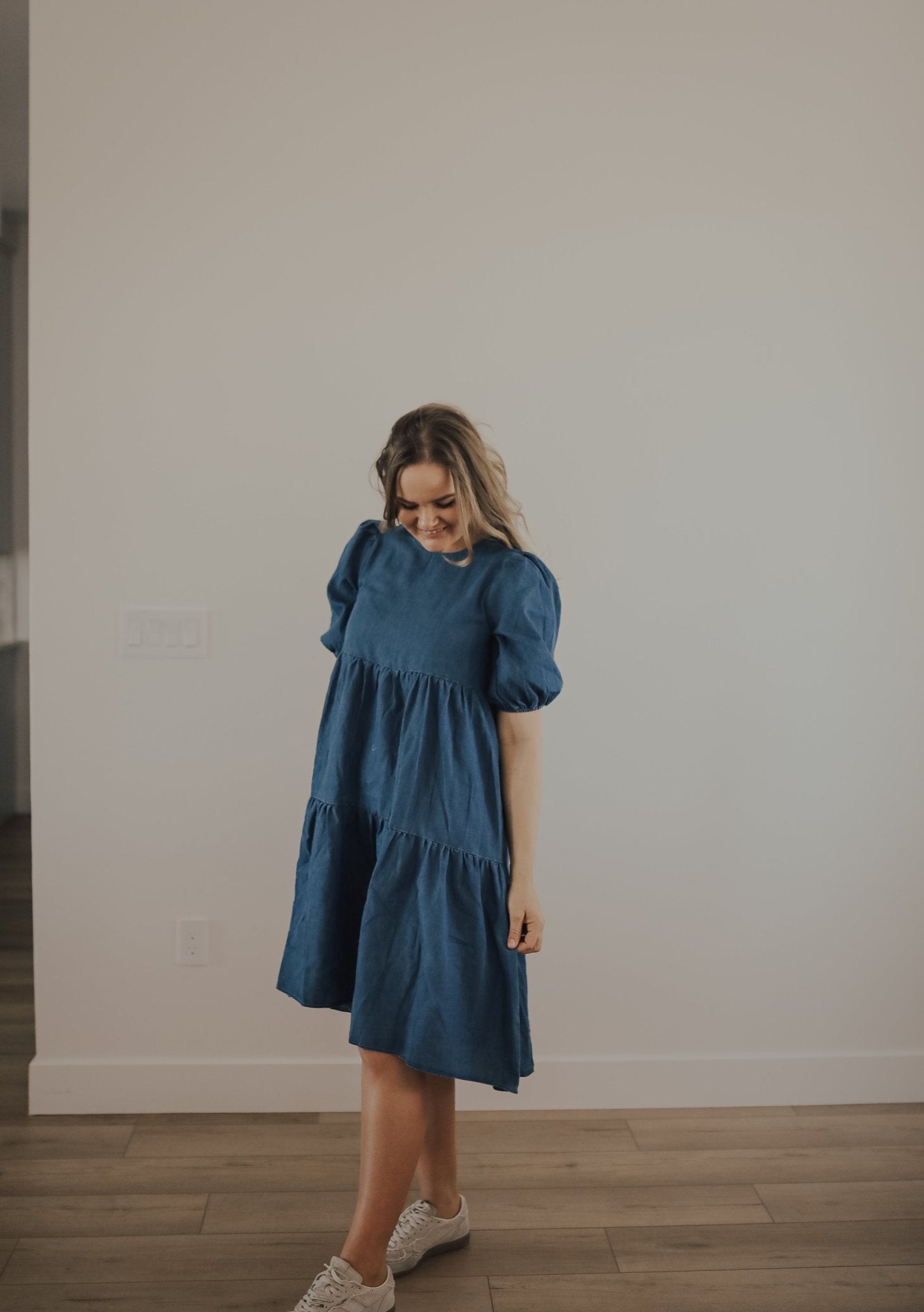 Vintage denim dress - Duviboutique