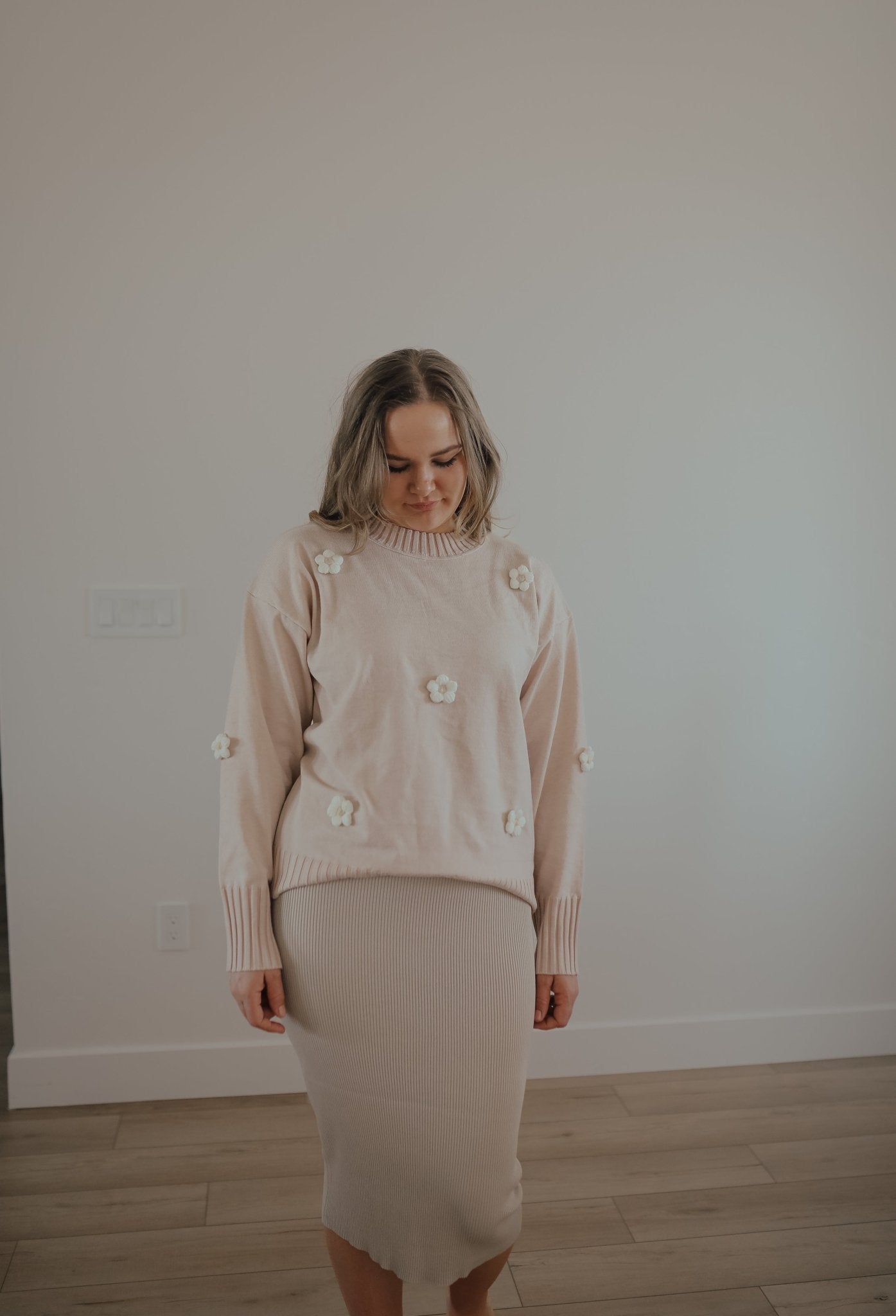 Demi Flower Sweater - Duviboutique