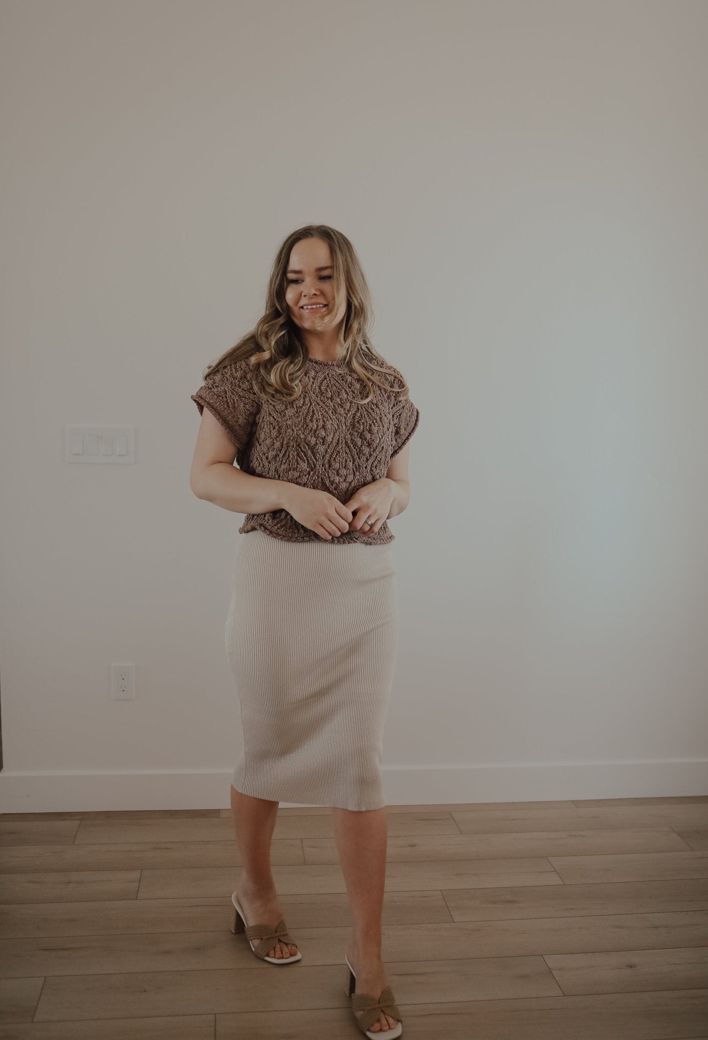 Fitted midi dress - Duviboutique