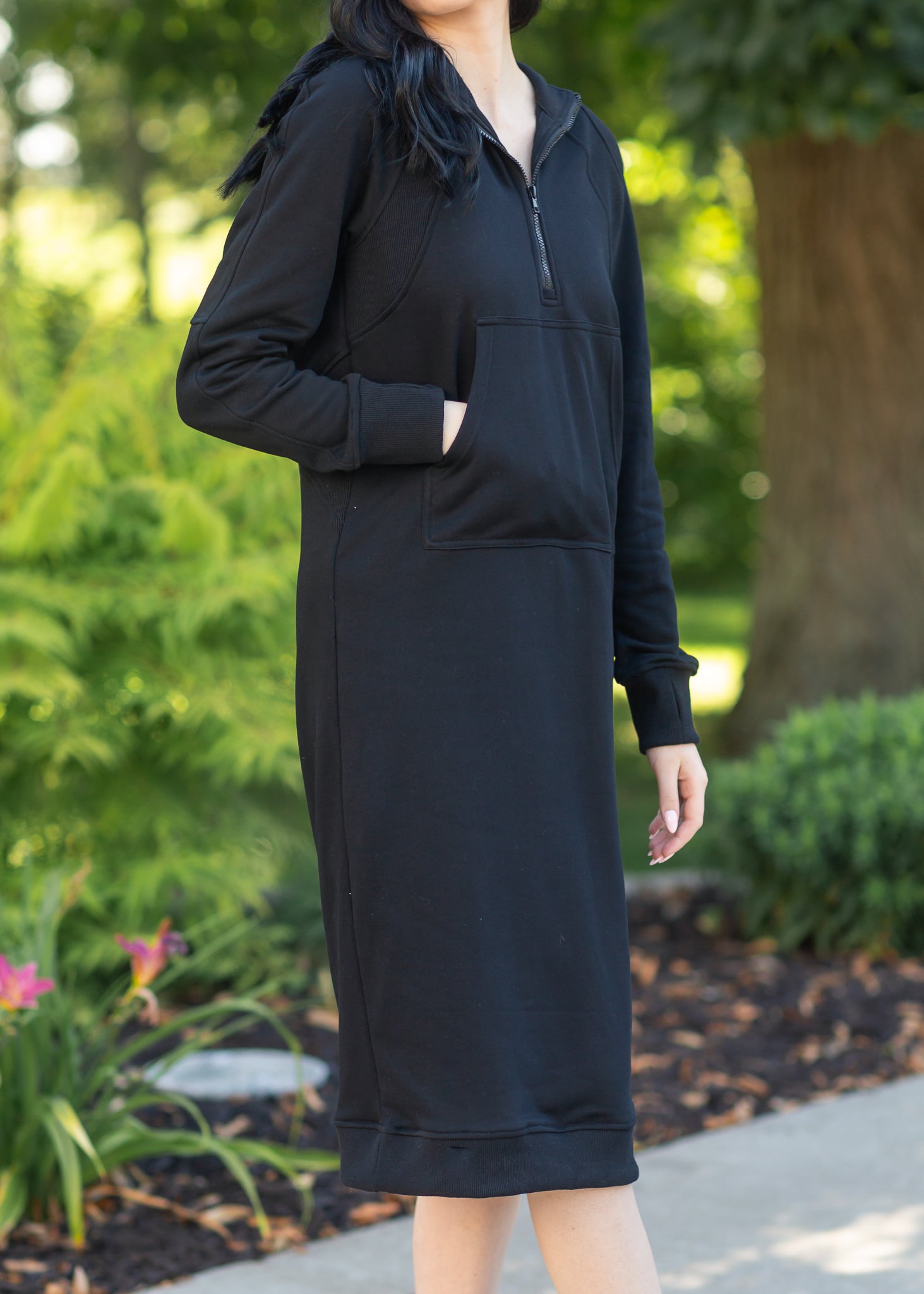 Tayla Hoodie Sweatshirt Dress - IC Dresses - Duviboutique