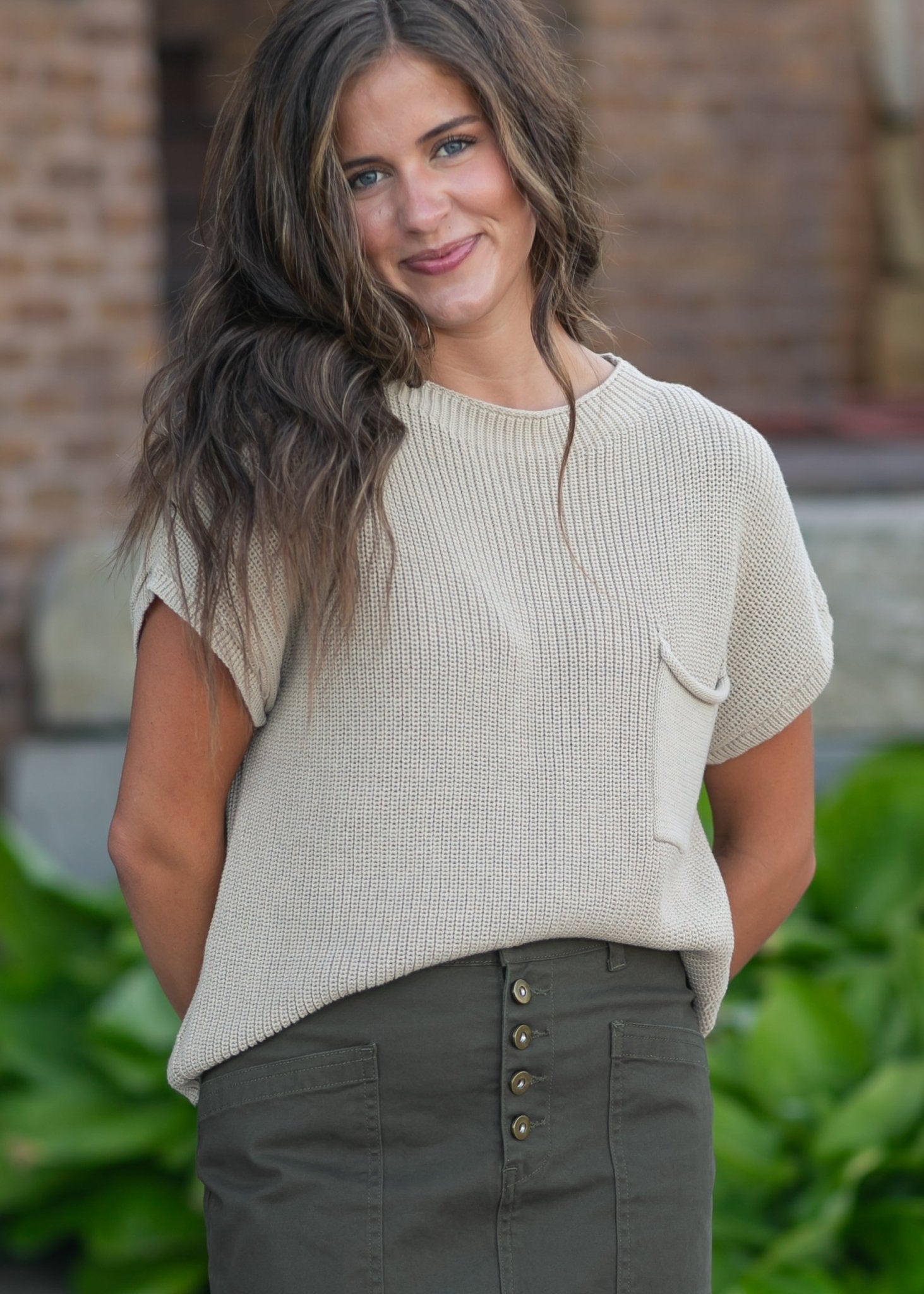 Danya Knit Sweater Set Top + Skirt - IC Tops - Duviboutique