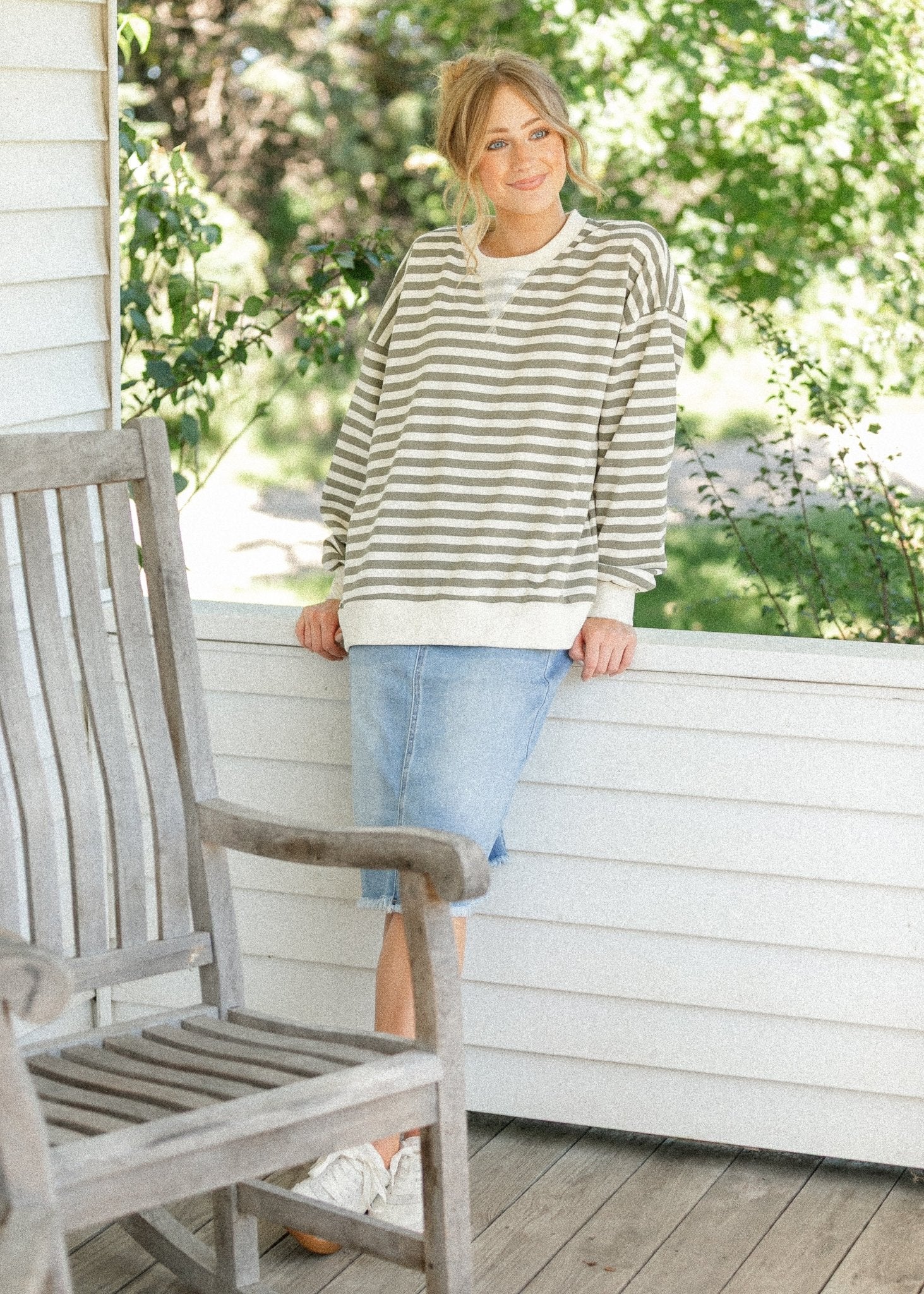 Drew Raw Hem Midi Denim Skirt - IC Skirts - Duviboutique