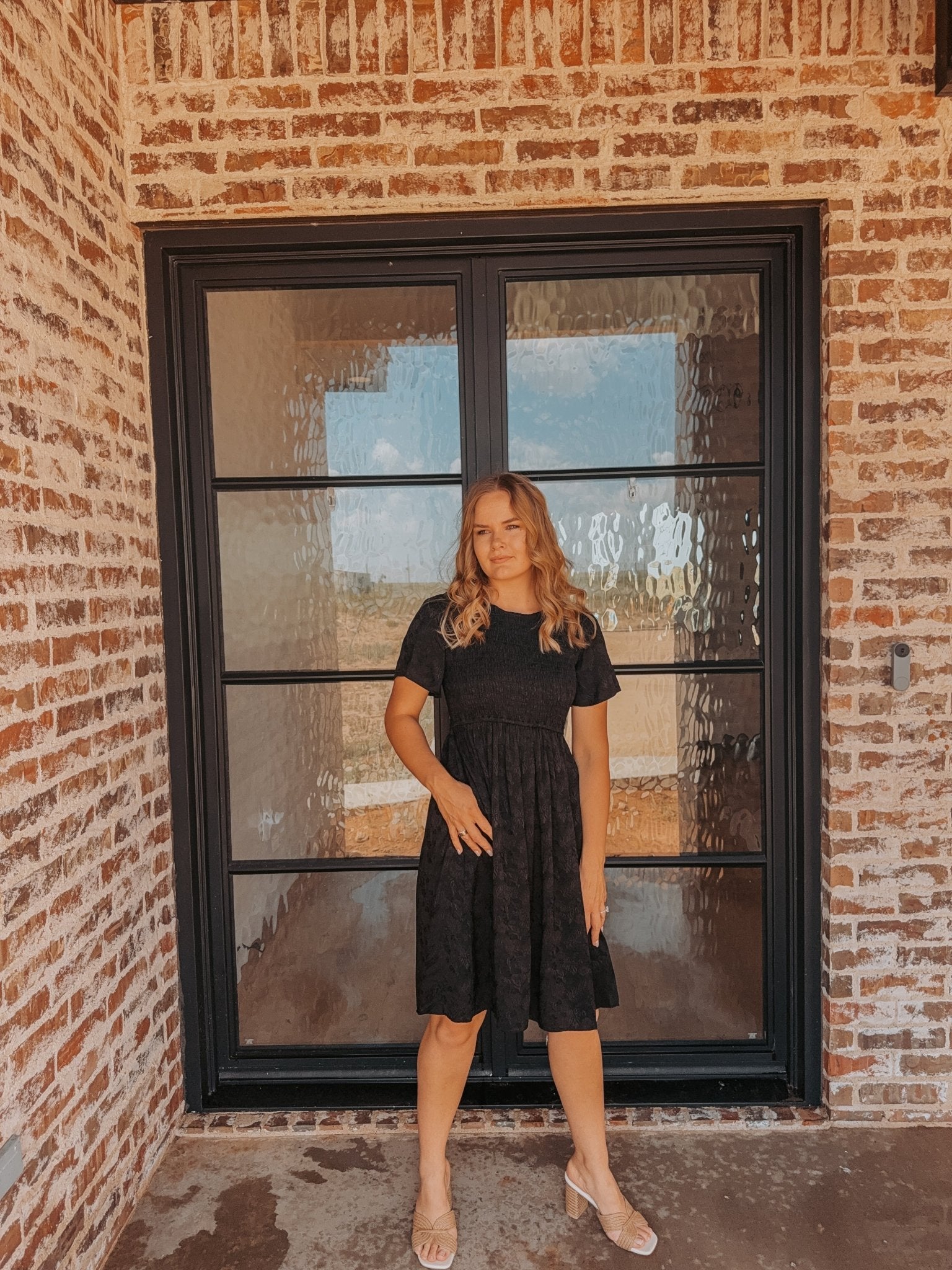 Floral Sheen Dress - Duviboutique