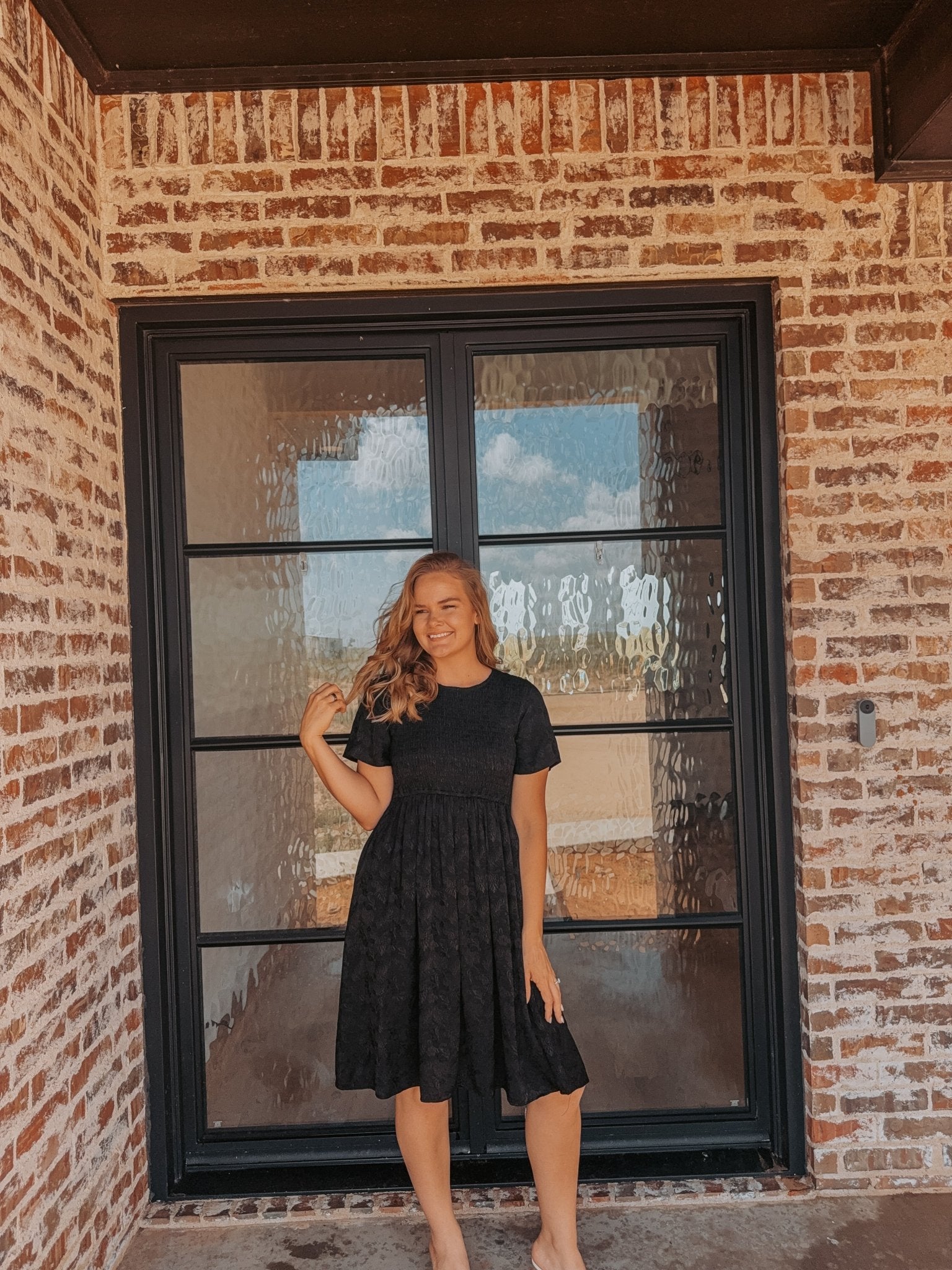 Floral Sheen Dress - Duviboutique