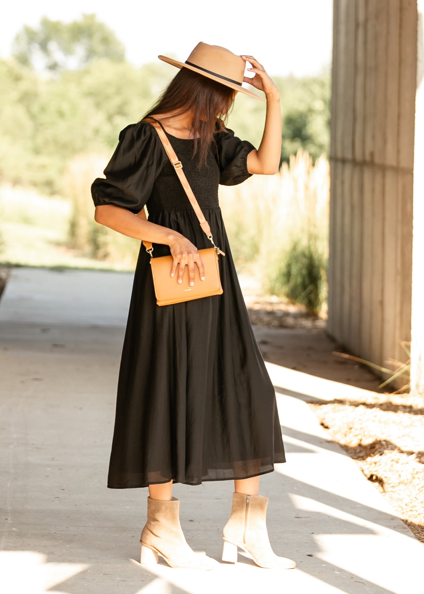 Kayleen Smocked Bodice Maxi Dress - IC Dresses - Duviboutique