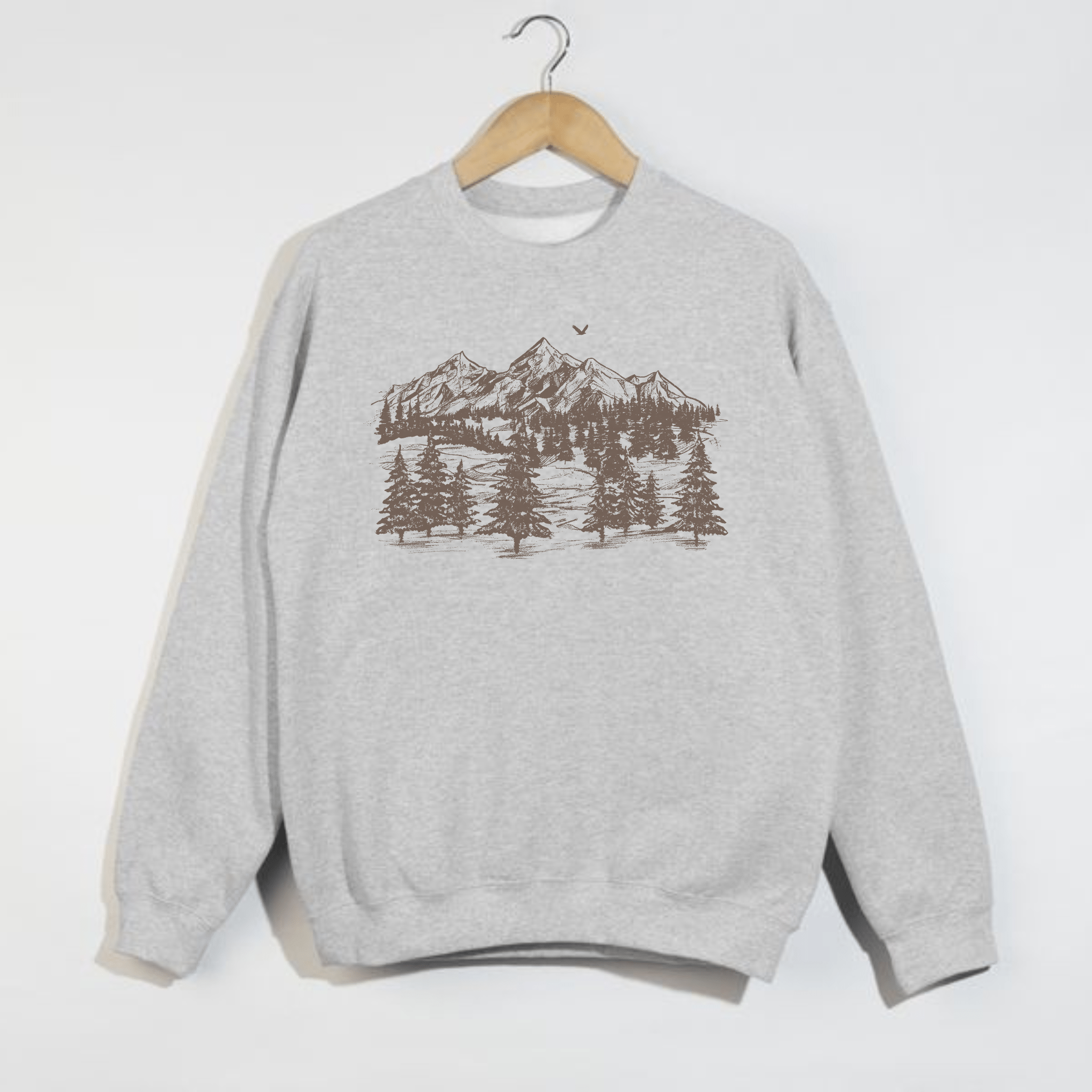Mountain View Crewneck Sweatshirt - Duviboutique