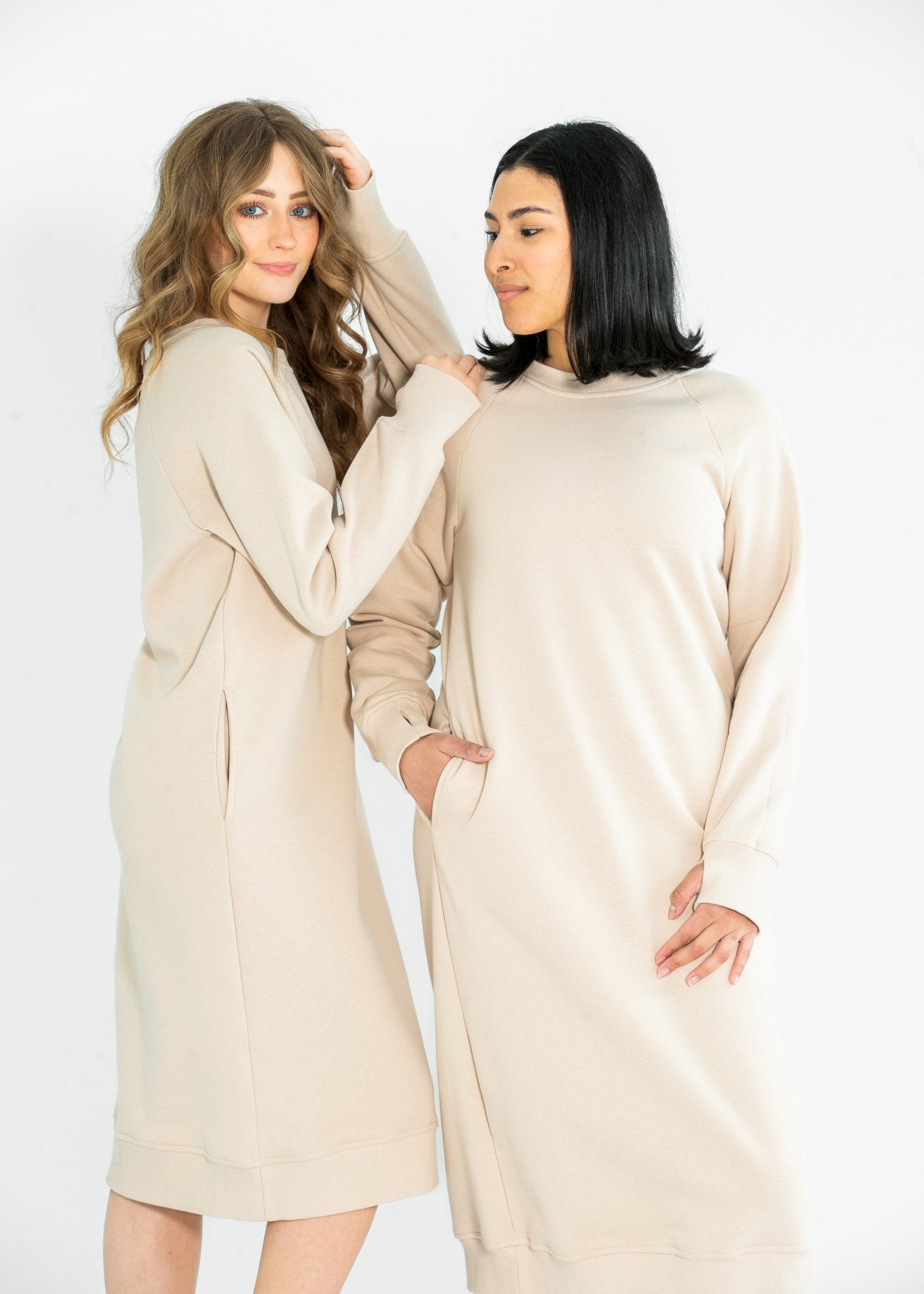 Nova Crewneck Sweatshirt Dress - IC Dresses - Duviboutique