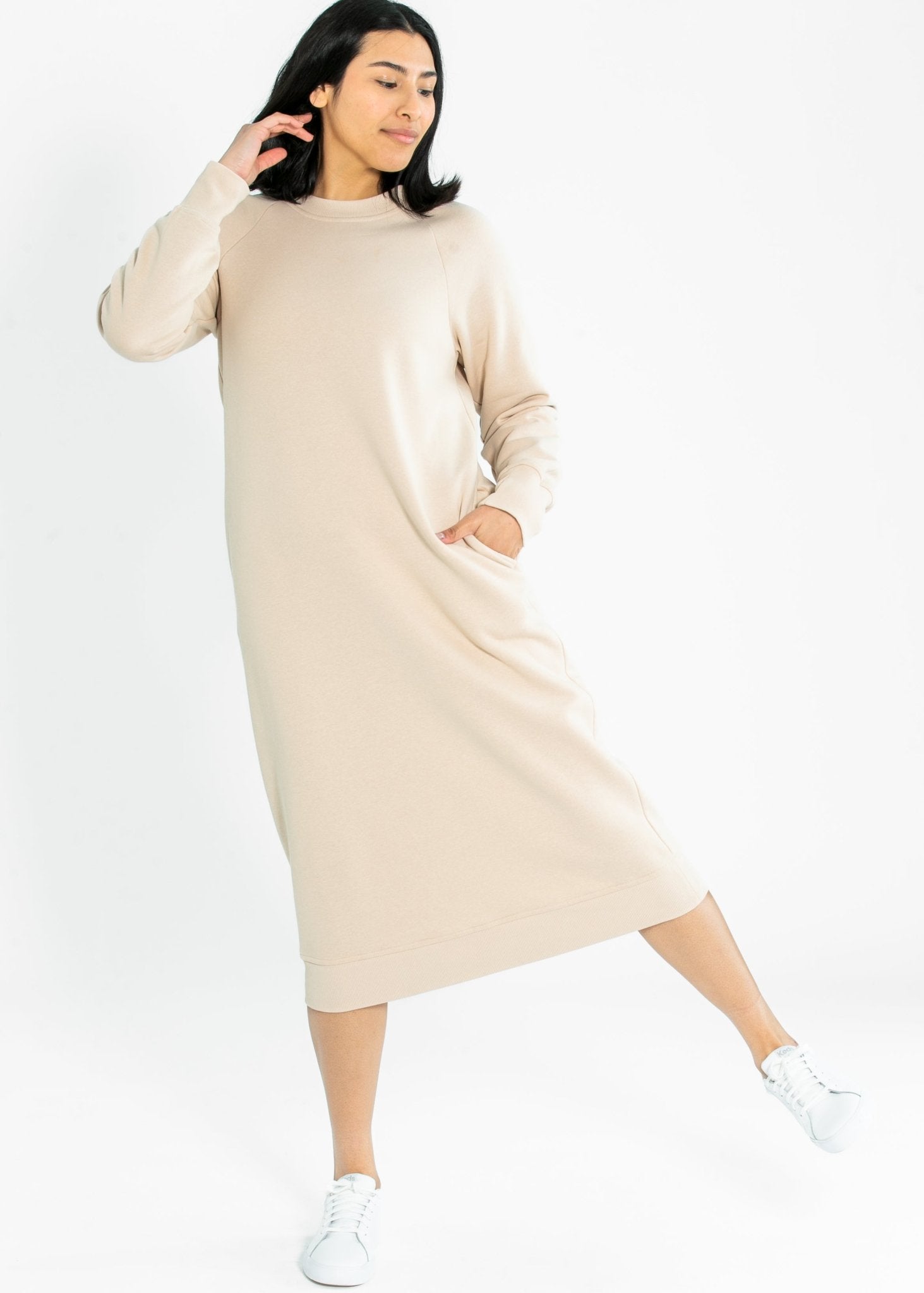 Nova Crewneck Sweatshirt Dress - IC Dresses - Duviboutique