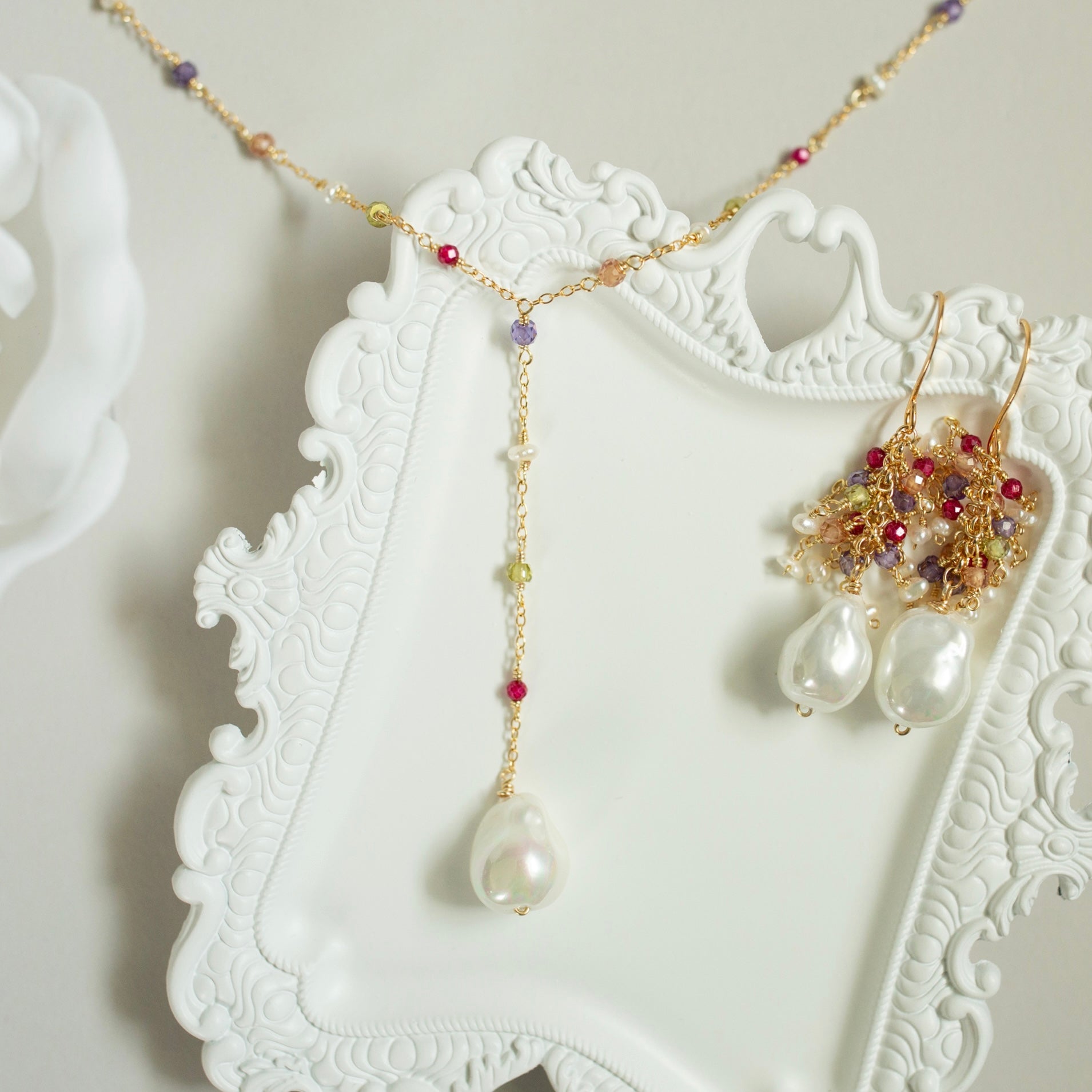 Pearl Gossamer Necklaces - Necklaces - Duviboutique