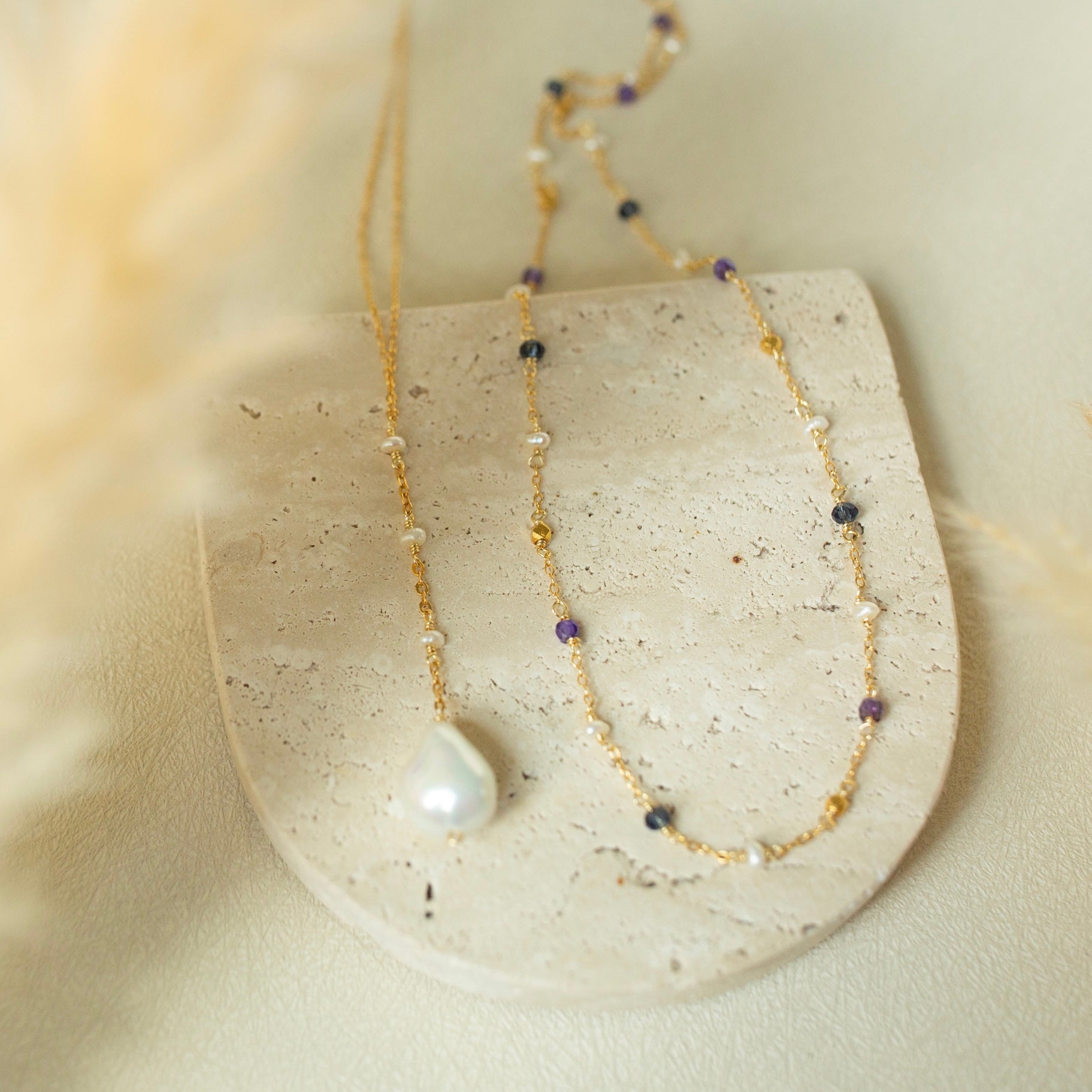 Pearl Gossamer Necklaces - Necklaces - Duviboutique