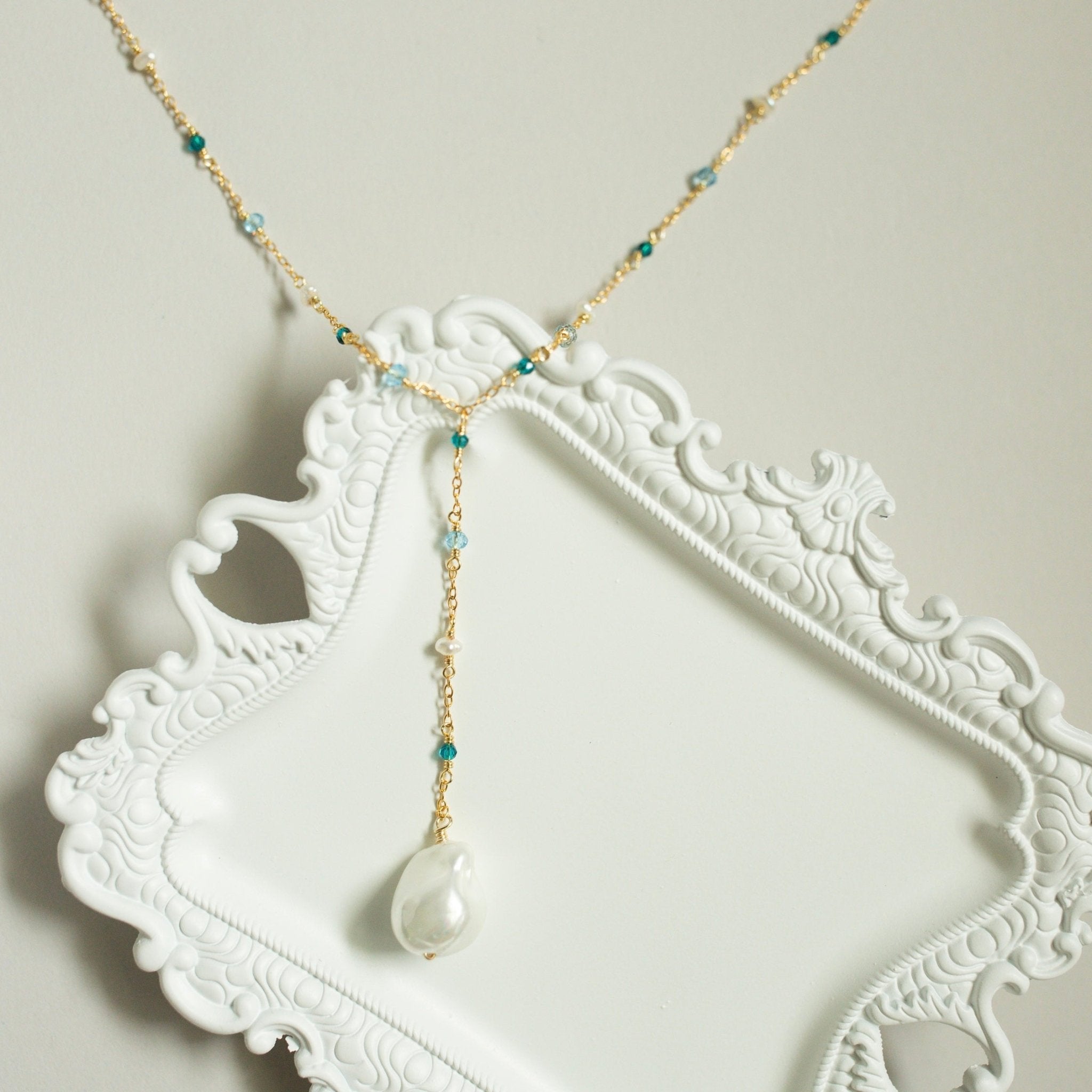 Pearl Gossamer Necklaces - Necklaces - Duviboutique