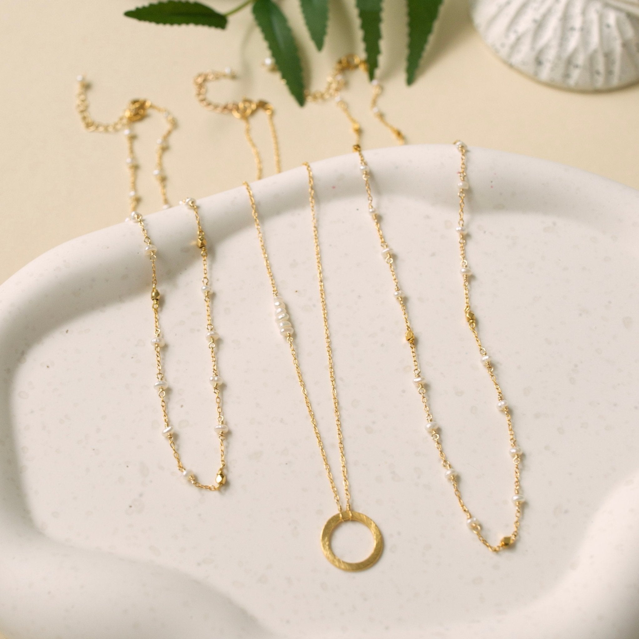 Pearl Martini Chains - Necklaces - Duviboutique