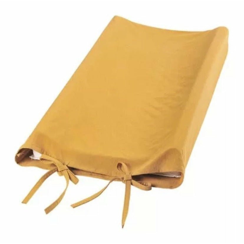 DIAPER CHANGING PAD COVERS MUSTARD - Duviboutique