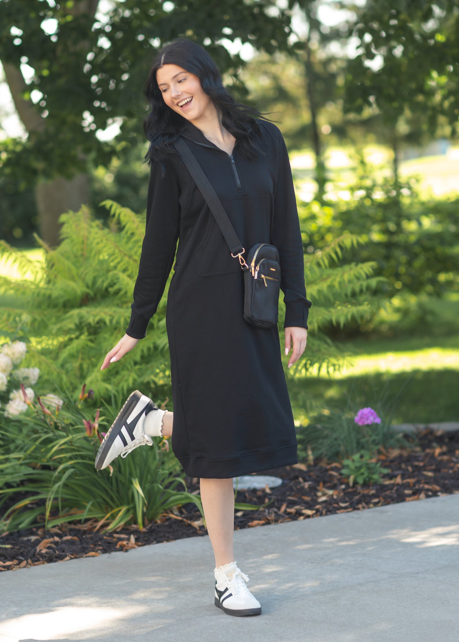 Tayla Hoodie Sweatshirt Dress - IC Dresses - Duviboutique